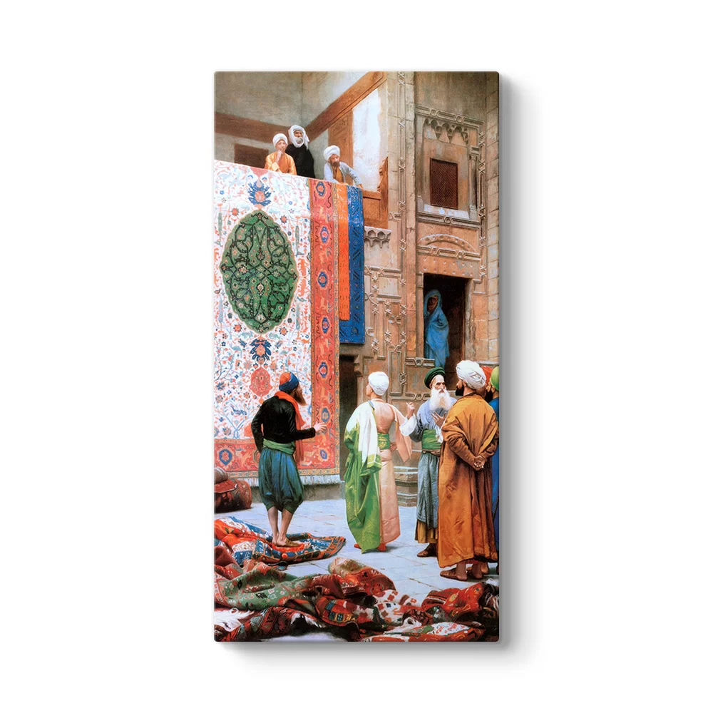 Jean Leon Gerome - Halı Tüccarı Tablosu - Model 7